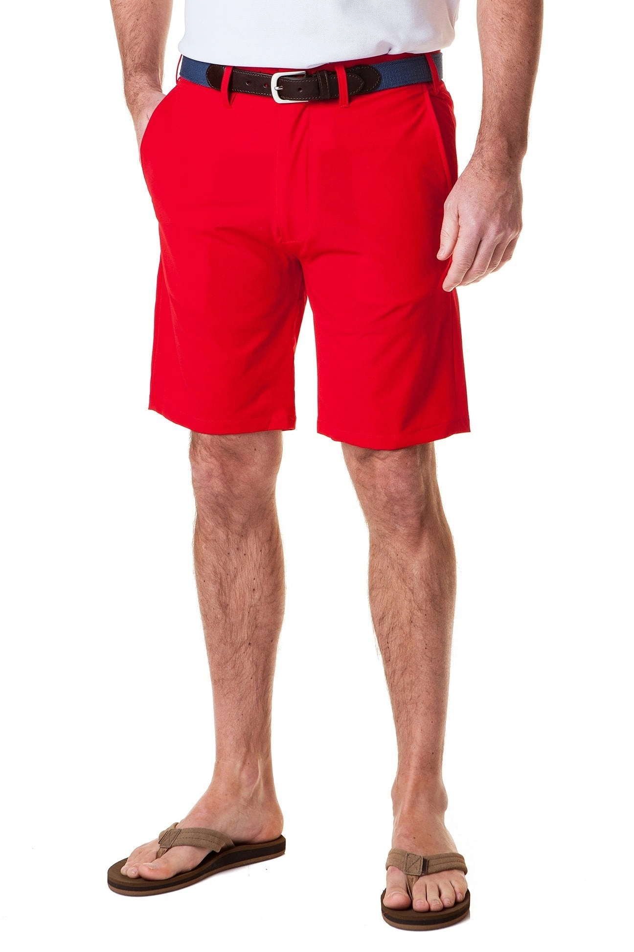 ACKformance's Cardinal Red Shorts: Effortless style for your summer adventures. Simply stunning.