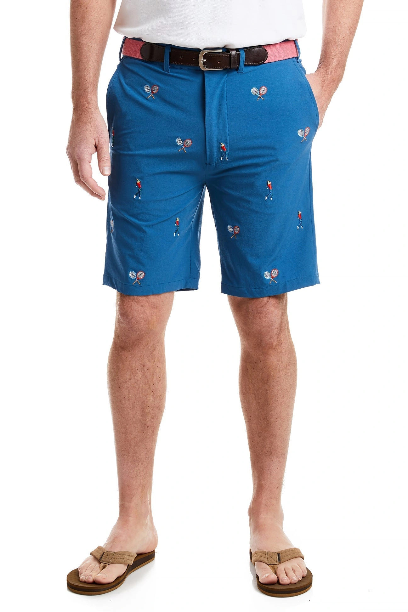 Abyss Blue Shorts: Ace Your Game. Tennis & Golf Ready. ACKformance.